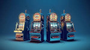 Ilustrasi permainan slot dengan berbagai tema menarik dan fitur bonus